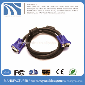 HD 15pin 3+6 VGA to VGA Cable 1m/2m/3m Male to Male